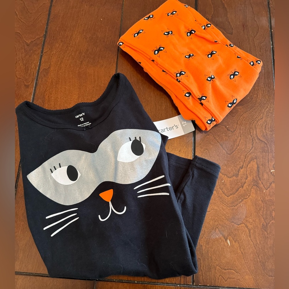 Carters new cat pjs